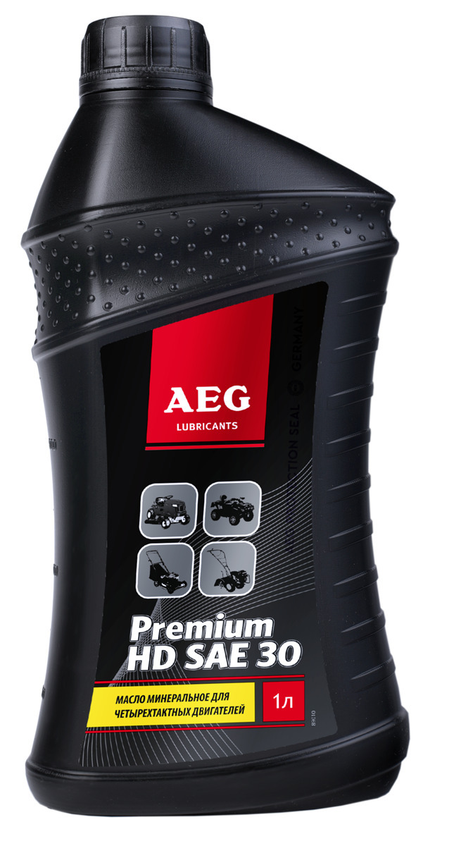 AEG Premium HD SAE 30 API SJ/CF Масло 4Т 1л