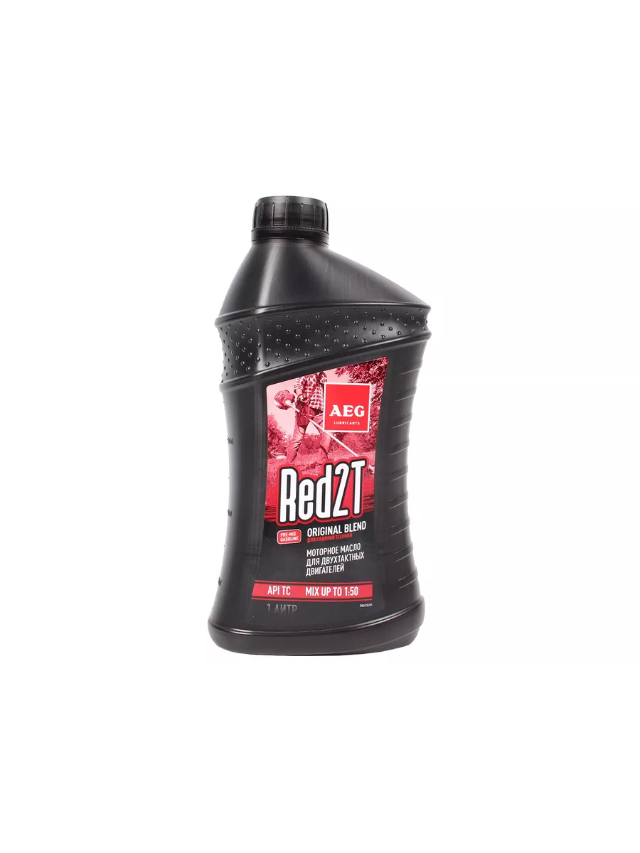 AEG RED 2T Motor Oil API TC масло 2Т минеральное 1л.